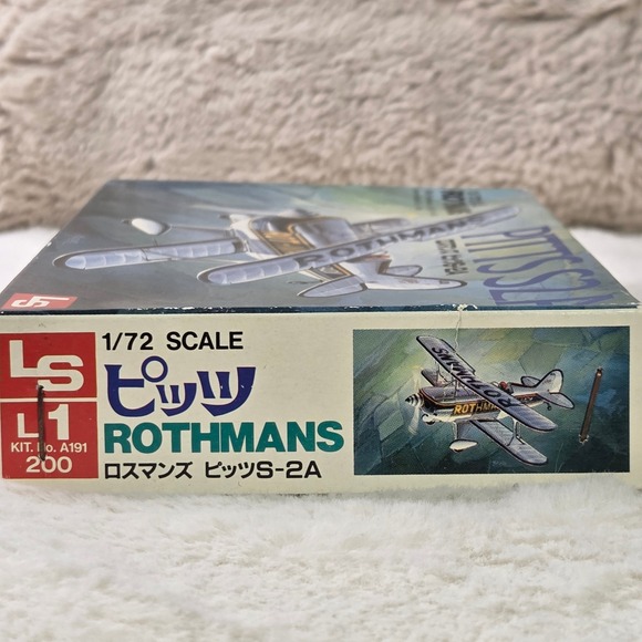 LS 1/72 Scale Pitts S2A Rothmans Biplane Model Kit A191 Open Box Sealed Parts - Picture 11 of 12